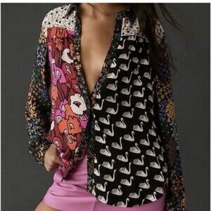 Multicolor Pattern Maeve Anthropologie plus size